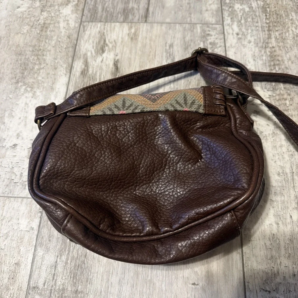 T-Shirt & Jeans Brown Leather Purse Vintage